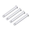 sourcing map Clevis Fork Bolts Single Hole Flat Head Galvanised