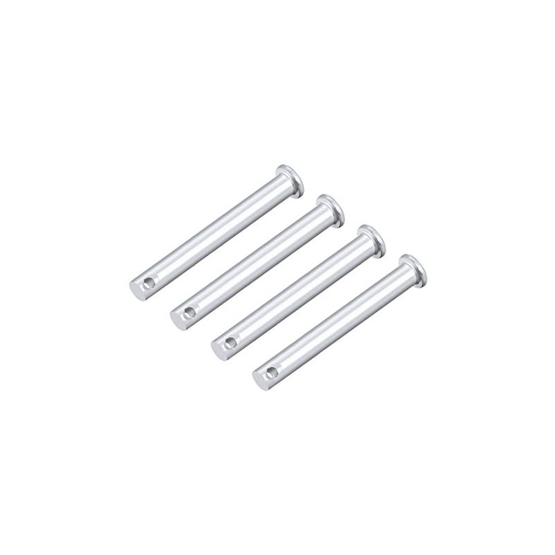 sourcing map Clevis Fork Bolts Single Hole Flat Head Galvanised