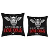 I just really love Cows ok? Throw Pillow