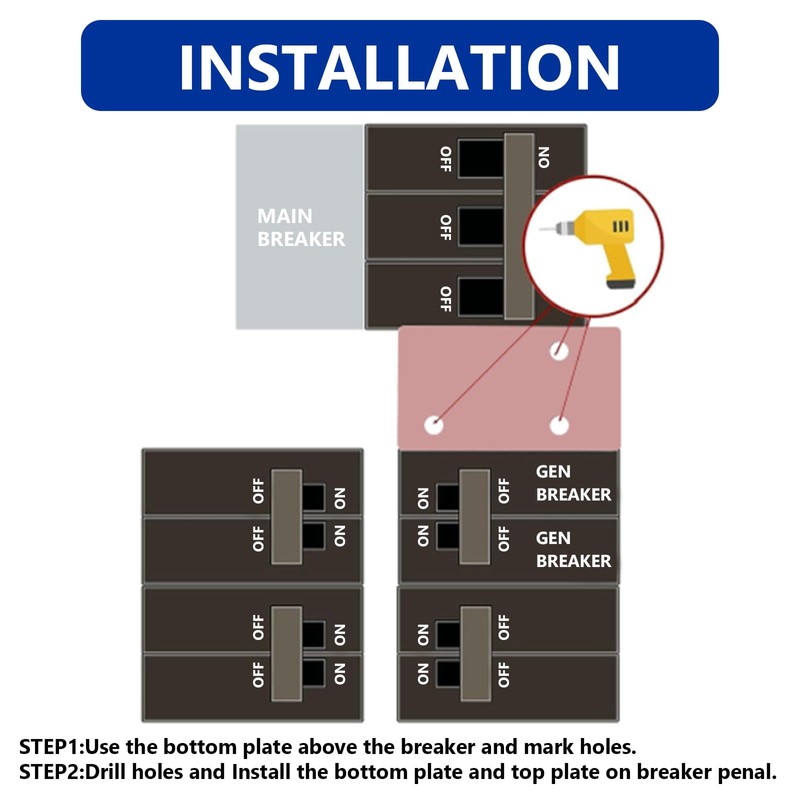 BFLCTGCF Generator Interlock Kit Compatible with General Electric GE 150