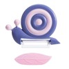 Fjquamitix Vegetable Peeler Snail Shape Design with Ceramic Blade Non-Slip