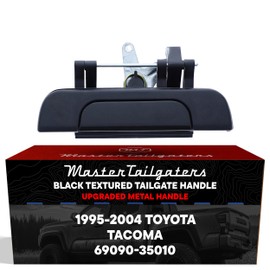 Master Tailgaters Tailgate Handle Upgraded Black Metal Replacement for Toyota Tacoma (1995-2004) OE Part # 69090-35010