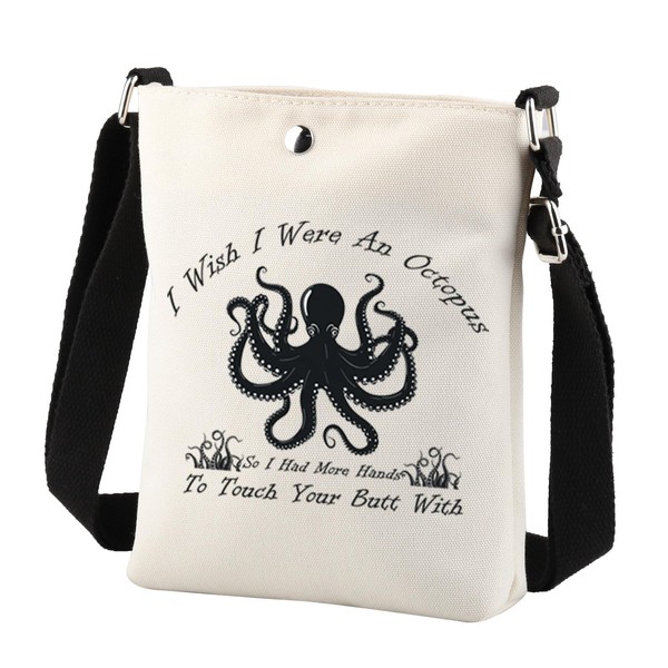 Octopus Crossbody Bag Octopus Gift Octopus Lover Gift Funny Octopus