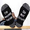 Wrahonbi Do Not Disturb Gaming Socks Funny Novelty Socks for