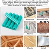 Lineshading 500pcs Expanding Plastic Screw Anchors 1/4" Hole Green Plastic