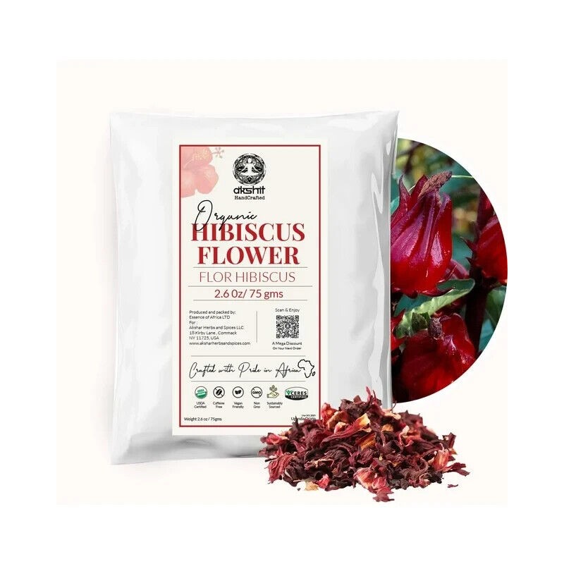 Akshit Premium Dried Hibiscus Flower, Hibiscus Flower Tea, Flor de