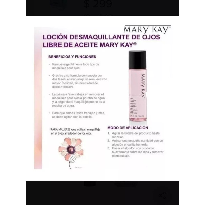 Mary Kay Kit Maquillaje Líquido Y Desmaquillante Mary Kay