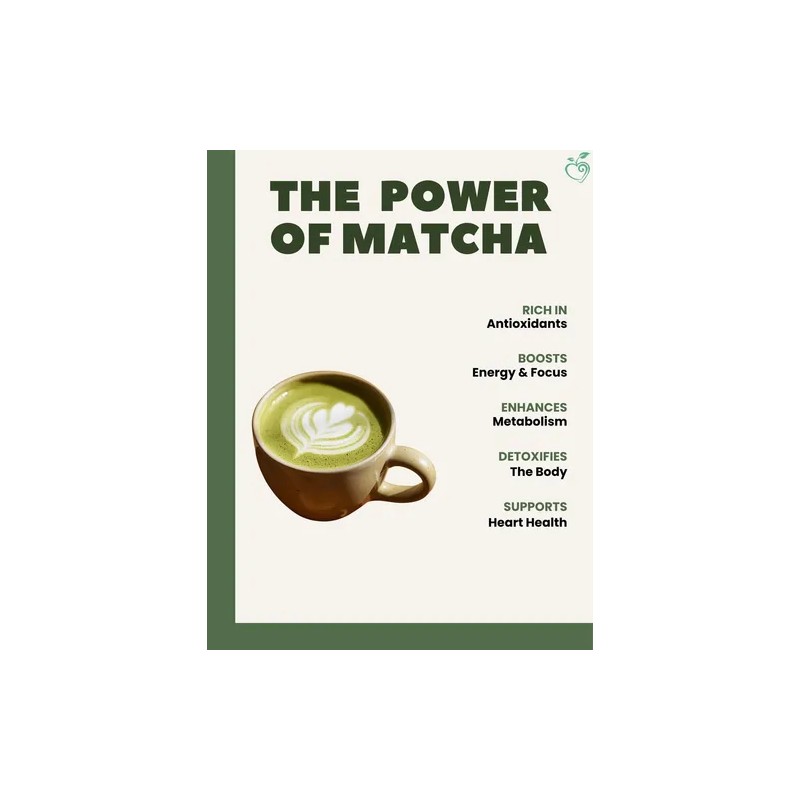 Chérie Sweet Heart Té Verde Matcha Dulce Orgánico En Polvo