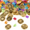 Super Z Outlet Pirate Plastic Gold Colored Coins Buried Treasure