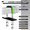 AUTMATCH Hitch Tightener Anti Rattle Stabilizer - Heavy Duty Hitch