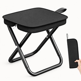 Portable Folding Stool for Outdoor Seating – Lightweight Compact Foldable Chair for Fishing, Hiking, Camping & Travel
