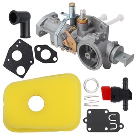 Carbbia Carburetor for 299437 Carburetor Replaces 297599 with Air Filter Gasket Diaphragm Spring Valve For 135200 130200 100200 4 Cycle Small Engine
