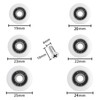 Leliafleury 16 Sets Shower Door Wheels 20mm Shower Door Rollers