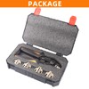 KF CPTEC 6PCS Multi-functional Wire Crimping Tool with Quick-Change Jaws