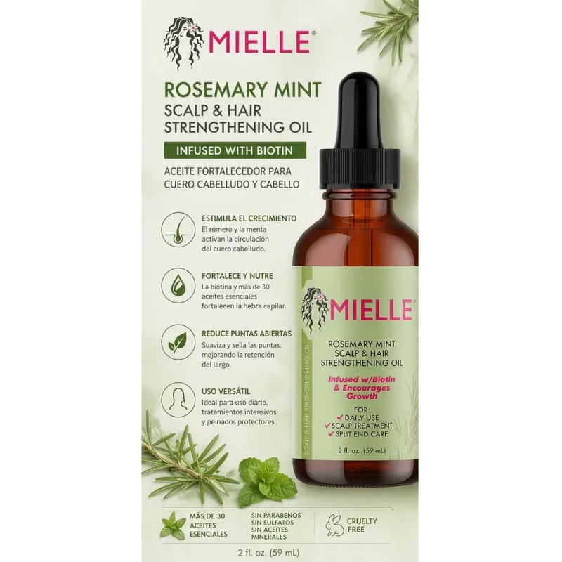 Mielle Rosemary Mint Aceite Fortalecedor 59 Ml
