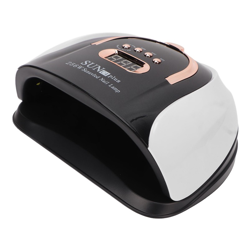 256W Nail Gel Curing Lamp Various Time Setting Detachable Bottom