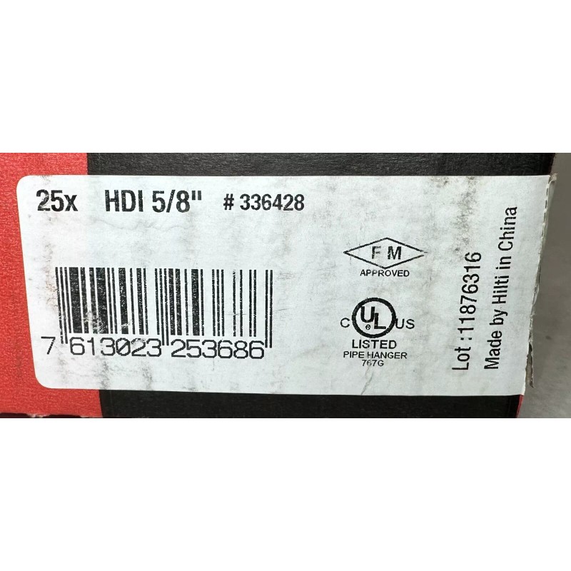 Hilti NEW (25-Pack) HILTI 336428 Drop-In Anchor HDI-5/8"
