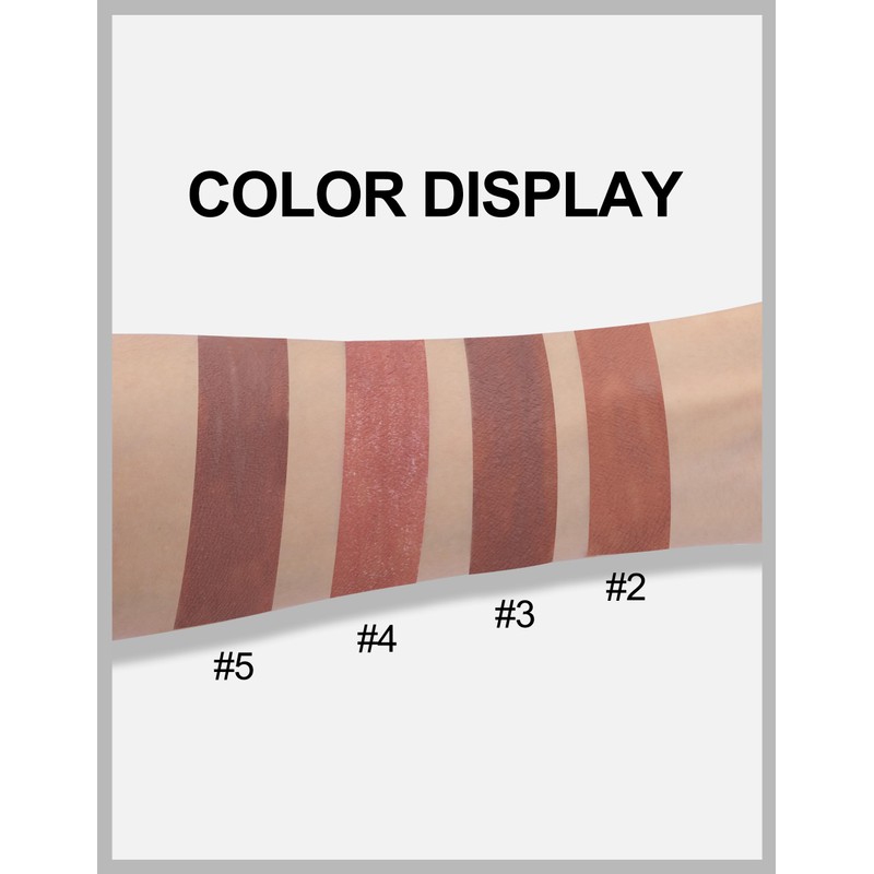 Erinde Neutral Liquid Eyeshadow, Matte Nude Eye Shadow, Longwear Blendable