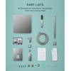 FORIOUS Shower Faucet Set Brushed Nickel -10 Inch Shower System