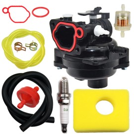 LIZAPUS Carburetor Air Filter Compatible with Poulan Pro PR450N20S Lawn Mower 961120130 02 Replacement Carb