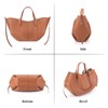 TIAASTAP Tote Bag Faux Leather Handbag Women's Large Shopper Bag