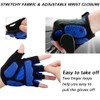 BIKINGMOREOK Cycling Gloves Men Women Half Finger Road MTB Cycling