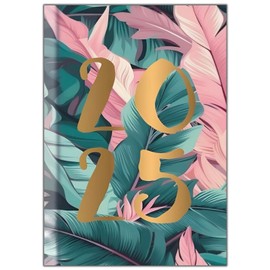 2025 Diary Pocket Week to View Fashion soft padded hardback vintage Diary (Love What You Do)