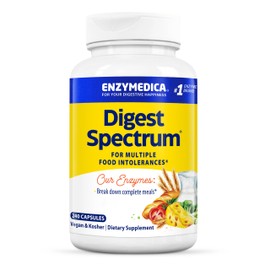 Enzymedica, Digest Spectrum, Verdauungsenzyme, 240 vegane Kapseln, hochdosiert, Laborgeprüft, Vegetarisch, Sojafrei, Glutenfrei, Ohne Gentechnik