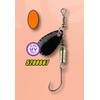 FTM Trout Blinker Spinner 2.5g UV Black Orange 5200667 UL Ultra Light Fishing Single Hook Trout Fishing Bass Fishing