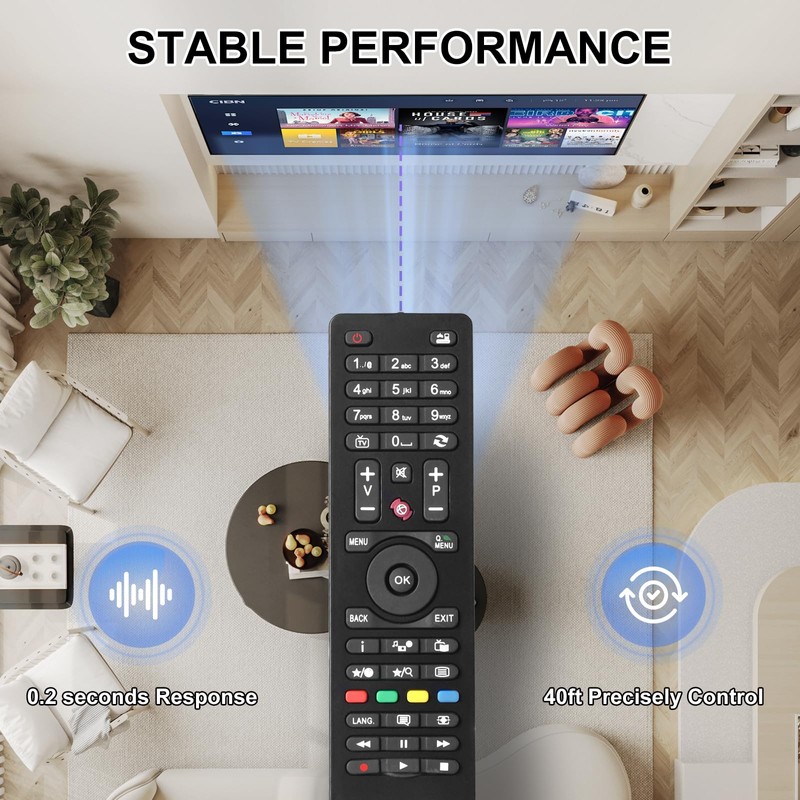 Pack of 2 RC4875 Universal Replacement Remote Control Compatible with