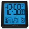 Acctim Varsity Digital Alarm Clock Radio Controlled Crescendo Alarm Date