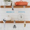Kspowwin Super Strong Magnetic Hooks, 8 Pieces, With Holes and