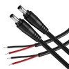 2Pack 16AWG DC Plug Connector Power Pigtails Cable,2.1mm x 5.5mm