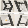 kepptory 39 inch Large Gaming Floating Shelves with LED Lights,