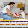 6 Rolls Back to School Ribbon Set, School Ribbon 3/8"