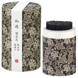 Kameyama Wayu Binchotan Charcoal Incense, Approx. 3.2 oz (90 g), Approx. 300 Sticks, Mini Size