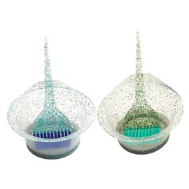 OHPHCALL 2sets Hair Dye Bowl and Brush Kit Hair Applicator Brush Set for Tinting Mixing Bowl for Salon