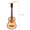 Guitar Ornament Resin Miniature Guitar Hanging Ornaments for Christmas Birthday