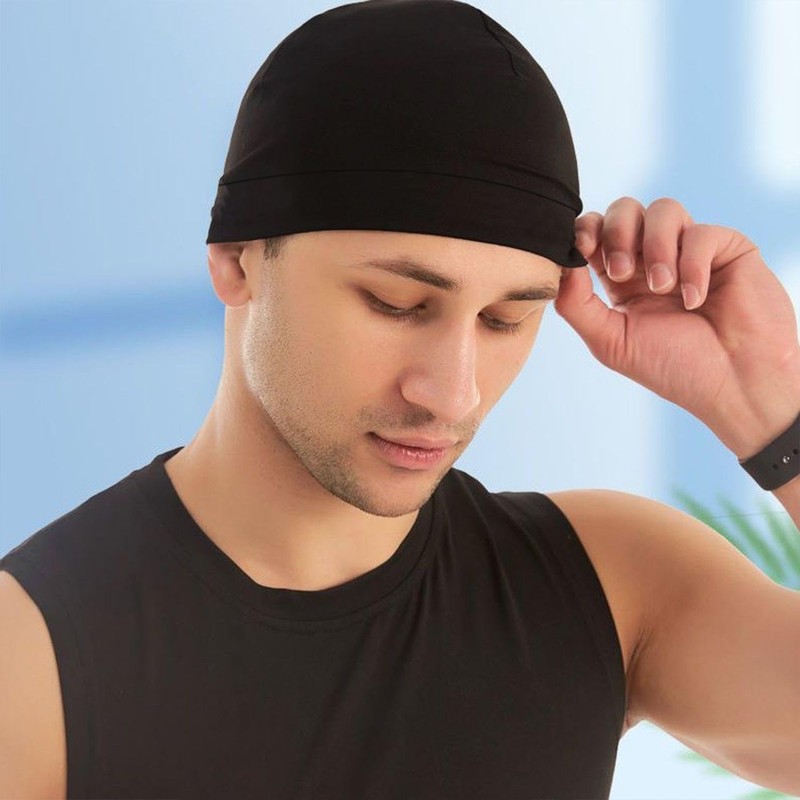 YSJCHEBS Pack of 4 Plain Beanie Hats, Elastic Outdoor Sports