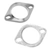 2PCS 2 Bolt 2.5in Exhaust Flange Connection Kit Stainless Steel