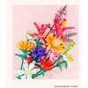 Flower Model for Building with Small Building Blocks Pink Begonia