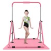 HYD-Parts Gymnastics Bar Kids with Mat, Junior Training Bar, Height