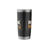 Rock & Roll Distressed Washed Rocker Concert Stainless Steel Insulated