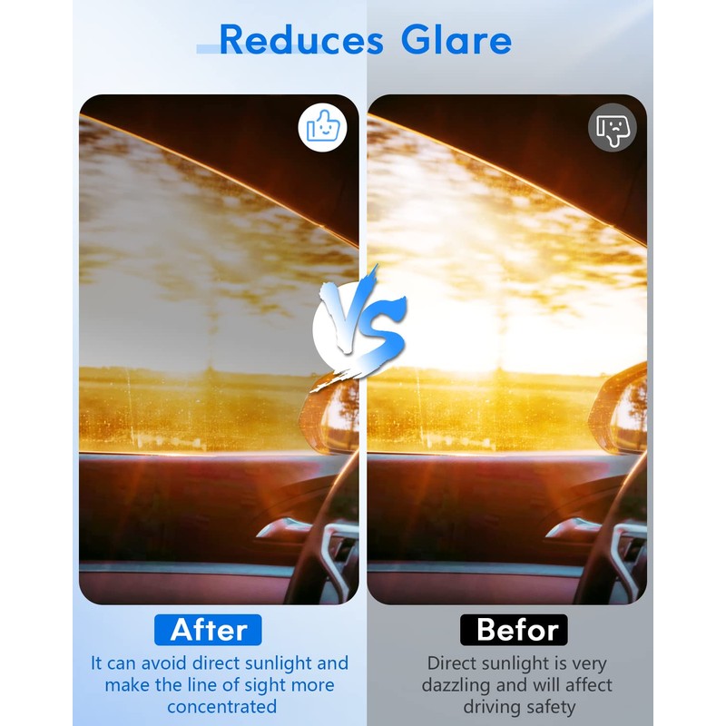 Side Window Deflector Dark Smoke Visors Rain Guards 4 -Pieces