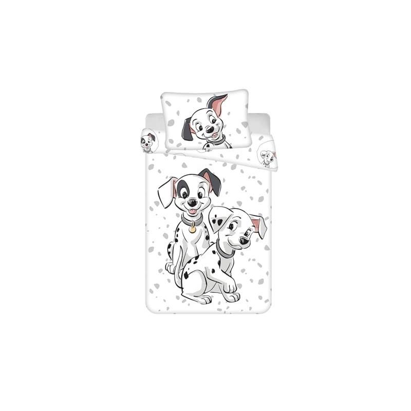 Jerry Fabrics 101 Dalmatians Bedding Set for Cot or Small