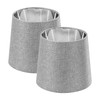 Navaris 2 x Lampshade Table Lamp E14 Round - 15.2