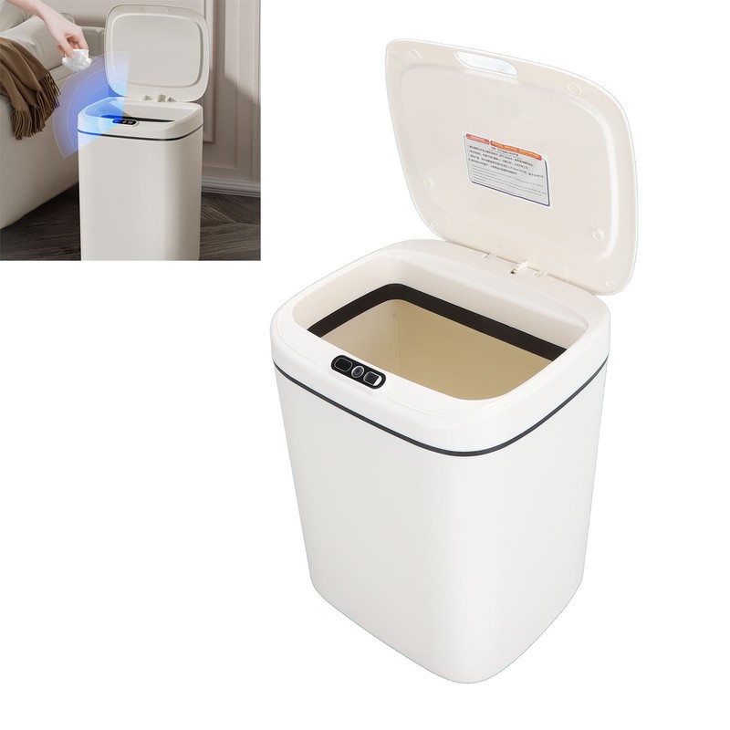 Automatic Motion Sensor Trash Can with Lid Smart Touchless Garbage