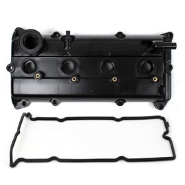 YMAUGP New Engine Valve Cover With Gasket Spark Plug Tube Seals for Nissan Altima Sentra L4 2.5L QR25DE 2002 2003 2004 2005 2006 Replaces 264-982 264982 132643Z001 13264-3Z001 132703Z000 13270-3Z000