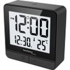 technoline WT375 Small Digital Radio-Controlled Alarm Clock Display with E-Reader