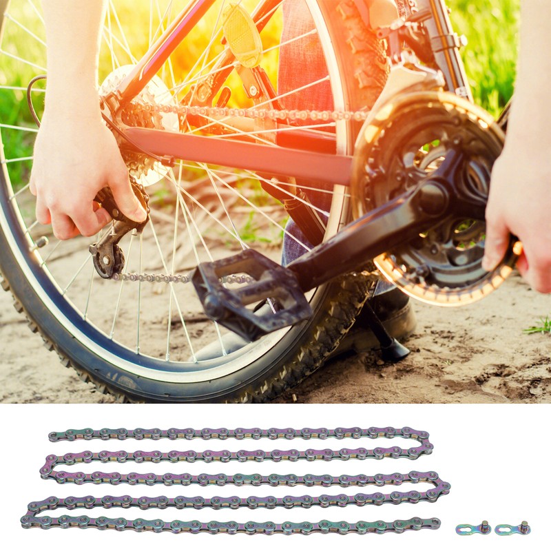 11 Speed Mountain Bike Colorful Chain for Road Bicycle Cycling